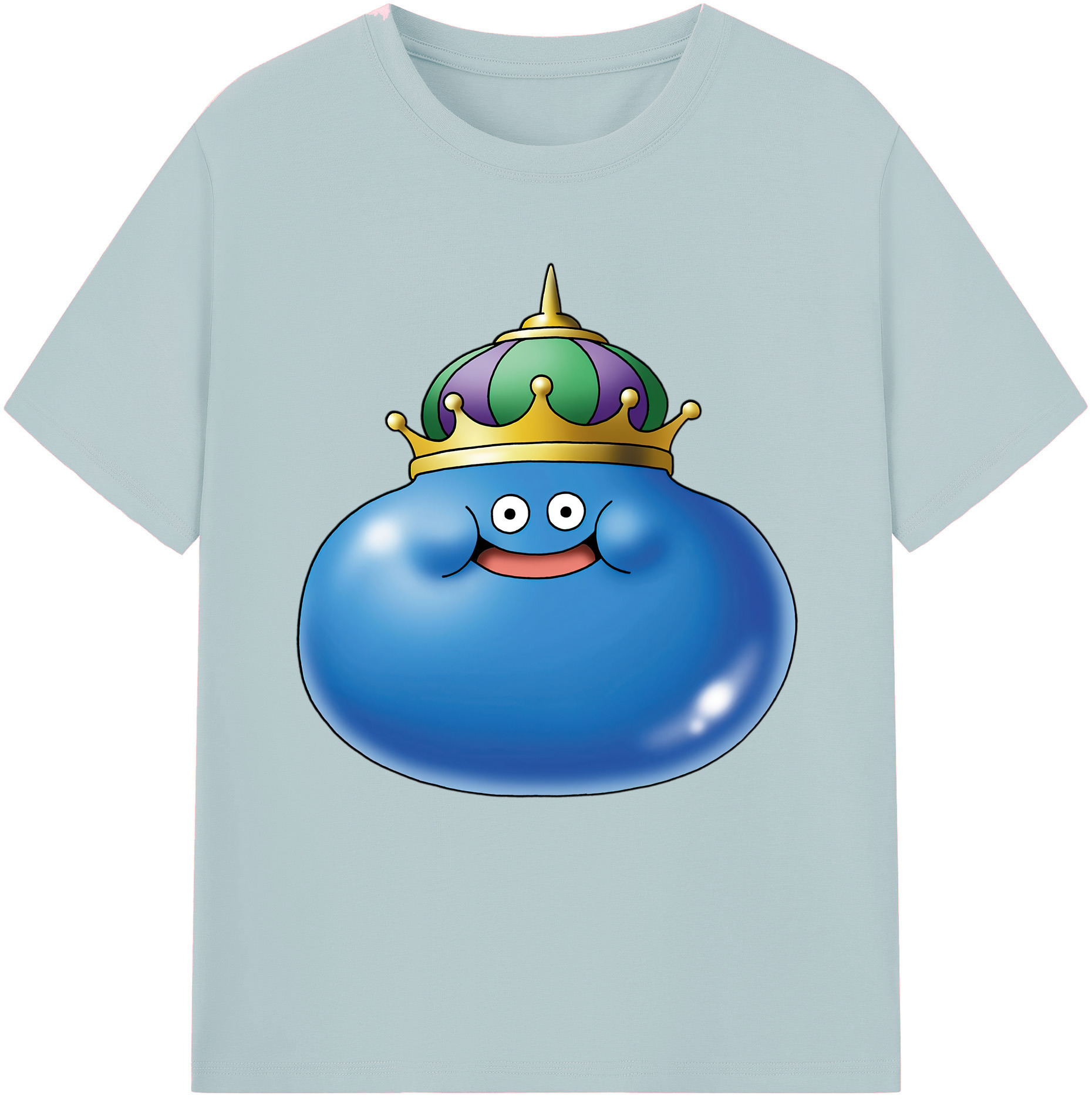 （画像用） ドラゴンクエスト Doragon Kuesuto Dragon Quest 綿100％半袖Tシャツ（フロントプリント）